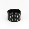 Wholesale-2016 New Fashion Leather Bracelet Punk style Rivet Bracelet Free shipping bracelet women