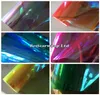 12 Roll / lot Chameleon Headlight Film Tint Taillight / Motorbike Headlight Rear Lamp Tint Tinting Film Size 0.3x10m/ Roll