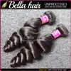 9A trame de cheveux brésiliens 1 PC/Lot Remy vierge humaine couleur noire naturelle vague lâche Curl paquets vente au détail BellaHair