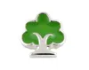 20 pièces/lot vert arbre généalogique alliage flottant médaillon breloques pour bricolage verre magnétique vivant mémoire médaillon meilleur cadeau