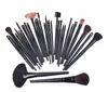 2015 Free Ship 32pcs Professionella makeupborstar Make Up Cosmetic Brush Set Kit Tool + Roll Up Case