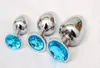 3 STKS Kleine Midden Grote Maten Rvs Metalen Anale Plug Met Diamanten Anale Dildo Seksspeeltjes Butt Plug Voor Women4431046