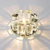 Lights 3W LED Ceiling Light Crystal Sunflower Corridor Linear Glass Flower KTV Flush Mount Chandeliers Hallway Balcony Spotlight La