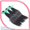 Livraison rapide 1 Bundle Silky droite Indian Raw Virgin Non traité Human Hair Weave Cheap Indian Hair Extensions Ombre dip-dye bricolage, 100 g / pc