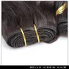 100% Remy Cheveux Brésiliens Bundles Vague Naturelle Ondulée Vierge Extensions de Cheveux Durable Trame 3 Bundles Julienchina BellaHair