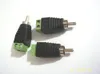 50pcs DC Power To RCA Male Adaptateur Connecteur Pour CCTV Caméras connecteur