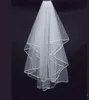 Cheapest Two-Layer Wedding Veils Real Garden Veils Shoulder-Length With Comb High Quality White Veils for Wedding HT50263Q