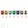 Smoking Accessories 810 Drip Tip Epoxy Resin Drip Tips for TFV8 TFV12 Pretty Pattern Mouthpiece DHL Free