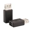 Mini Black Micro till USB 1/2 Micro till USB Micro F till USB F Adapter Connector Converter