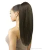 Wraps black hairstyles ponytail kinky straight coarse yaki drawstring ponytail hairpiece brazilian hair clips ins hair extension 120g