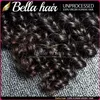 Głębokie fala falisty Virgin Hair Bundles Remy Human Hair Extensions 8-34 cala Julienchina 8a 1PC Peruvian Weave Naturalny kolor