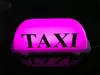 12V Light purple LED waterproof ABS with Magnetic Base with 3 meter power line TAXI lamp2302842
