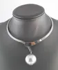 New Design Chunky Gun Black\ Gold\Silver Statement Chain Big Pearl Bib Collar Necklace