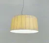 Nowoczesna lampa wisiorek Minimalistyczna konstrukcja zawieszenia światła tkaniny materiał wiszący światło eleganckie światło salon saloniczny pokój sala konferencyjna