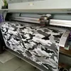 Black White Camo Graffiti Camouflage Wrap Vinyl Arkusz Stickerbomb Arctic Camo Naklejki z uwalnianiem powietrza do samochodu Wrap pojazdu Wrap 1,52x 30m