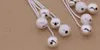 Cool design various beads multi chain Hot New Fashion (Jewelry Manufacturer) earrings 925 sterling silver jewelry factory price Fashion E324