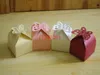 Livraison gratuite papier perlé mariage papillon boîte à bonbons bébé douche faveur boîte faveur boîte cadeau boîte 4 couleurs, 5000 pcs/lot