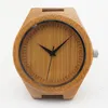 Bobo Bird Classic Bamboo Wooden Watch Elk Deer Head Wristalatshes Wristwatches Bamboo Band Watches for Men Women163M