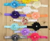 Top Shabby Flower Hair Band Barn Chiffon Head Ring Chic Baby Headband Skinny Elastic Head Band Girls Headband Hair Tillbehör 200PCS