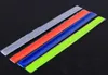 Fietscylcing beenbroekband band Reflecterende riem zonder afdrukken, 4 kleuren beschikbaar, 1000pcs / lot