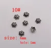 300pcs Antique silver Alloy 14- Style Flower Bead Cap For Jewelry Accessories (mm30)