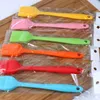 Pennello da forno in silicone a 6 colori Pennello per olio liquido per torta Pane Pennello per pasticceria Utensile per barbecue Pennello per imbastitura di sicurezza ELH036