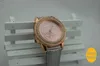 7 colori di vendita caldo cinturino in pelle rosa orologio da donna orologi con strass per le donne vestono orologi orologio al quarzo 1 pz/lotto