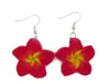 Cheapest Fimo Frangipani Flower Drop Earrings Fimo Polymer Clay Flower Fashion Earrings Plastic Flower Jewelry2567