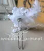 Feather Wedding Lace Gauze Flower Hair Bands Fascinator Bridal Hairpins Clips Bridesmaid Hair Care Styling with Faux Pearls