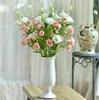 Konstgjorda Carnations Konstgjorda Silk Flower Carnation Mors gåva Hem Deco Lycklig mors dag RealCarnation Nylon Flower