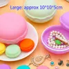 Free Ship 20pcs Large 10*10*5cm Macaroon Box Cable Jewelry Box Gift Earrings Rings Necklaces Wedding Storage Box
