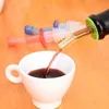 ホリデーセール4xDispenser酒瓶Pourerワインオイルフローオリーブ注ぎ口のスパウトストッパーセット低価格