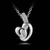 Livraison gratuite mode haute qualité argent 925 étoile de David avec bijoux en diamant collier en argent 925 cadeaux de vacances Saint Valentin Hot 1709