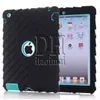 ipad 2 3 4 mini4 için 3 bir arada Ddefender darbeye dayanıklı robot davanın askeri aşırı ağır silikon kapak DHL 50adet