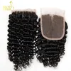Free/Middle Part Brazilian Kinky Curly Lace Closure Size 4X4 Kinky Curly Closure Virgin Human Hair Curly Lace Top Closure Free Shipping