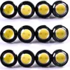 10pcs led mini kartal göz park günü gündüz sürüş kuyruğu lambası yedekleme drl sis lamba cıvatası vidalı araba aydınlatma