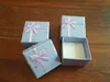 كامل 50 PCS Lot Square Square Ring Drearing Netring Jewelry Box Gift Present Case حامل W334200L