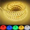 100m 110V 220V LED-remsor SMD 5050 LED-rep Ljus IP67 Flex LED Strip Lights Outdoor Lighting String Disco Bar Pub Christmas Party