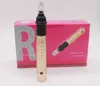 Recahrgable gold Electric Auto Derma Pen Therapy Stamp Anti-aging Facial Micro Needles dermapen elettrico Con 5 livelli