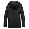 Groothandel-2017 Winter Mens Wit Duck Down Jacket 4XL 5XL Plus Size Warm Fleece Coat Ultra Light Feather Down Jacket Hooded Parka