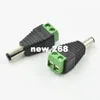 Partihandel 500 st / lot Male DC Power Adapter - 2.1mm Plug to Screw Terminal Block DC Barrel Jack Adapter Male