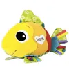 Lamaze Feel Me Fish Pute Clownfish Massage Particle Ring Paper Cloth Toys1978239