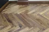 Piso de madeira personalizado Black Wood Flooring pêra Sapele piso de madeira Piso de madeira Wood cera Rússia piso de madeira de carvalho Asas de Madeira piso