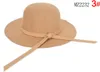 Kova Şapkası Bebek Şapkası Çocuk Kepleri Çocuk Şapkaları Kızlar 2015 Sonbahar Kış Güneş Şapkası Kids Cap Kız Şapkaları Yün Kap Moda Geniş Brim H8361828