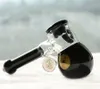 Dikke rechte handgreep Glas Rookpijpen Witte Hammer Bubbler Handpijp Mors Proof Lepel Bubbler Pijpen Gratis verzending