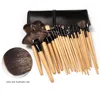 high quality 24Pcs Professional Makeup Brushes make up Cosmetic Brush Set Kit Tool with retail soft case