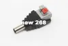 Connectors 5.5x2.1mm screwless 12v dc male power Connector for led strip light