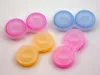 Amazing cheap price 2000 pcs=1000 Pairs lot Contact Lens Case lovely Colorful Dual Box Double Case Lens Soaking Case