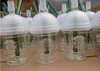 2018 Rushed Phone Fodraler Gratis frakt Sandblästrad Starbuck Cup DAB Concentrate Oil Rig Glas Bongs 14.4mm Dome och Nail Rökning Pipes Hookah