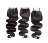 4x4 Transparent Lace Closures Body Loose Deep Wave Jerry Curly Kinky Curly Human Hair Middle 3 Parts Closure2258913